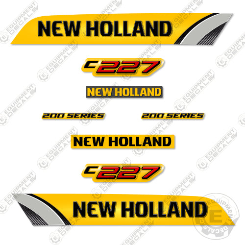 Fits New Holland C227 Decal Kit Skid Steer – Equipment Decals