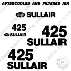 Fits Sullair 425 Decal Kit Air Compressor
