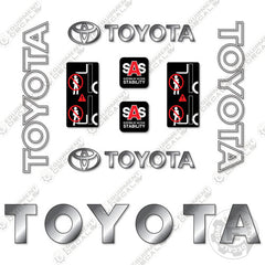 Fits Toyota 8FGU20 Decal Kit Forklift