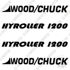 Fits Wood/Chuck Hyroller 1200 Decal Kit Chipper