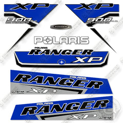 Fits Polaris Ranger 900XP EPS 2017 Dark Blue Decal Kit Utility Vehicle