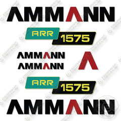 Ammann Arr Decal Kit Trench Roller - Aftermarket Kit