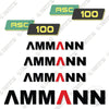 Image of Ammann ASC 100 Decal Kit Compactor - Aftermarket Kit