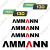 Image of Ammann ASC 130 Decal Kit Compactor - Aftermarket Kit