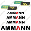 Image of Ammann ASC 90 Decal Kit Compactor - Aftermarket Kit