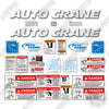 Image of AutoCrane 3203 Decal Kit Crane - Custom White  - Aftermarket Kit