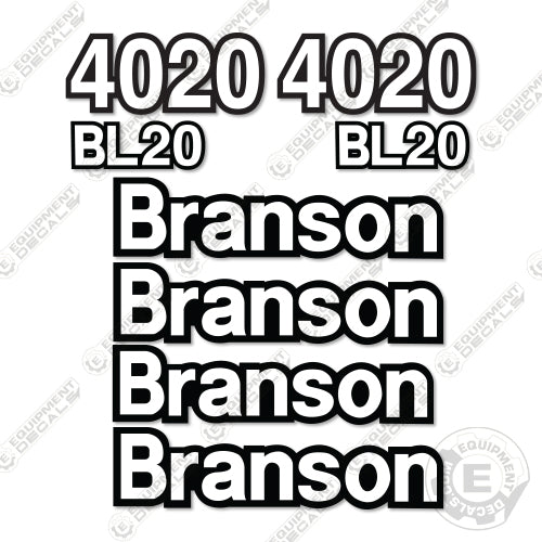 Branson 4020+BL20 Package Decal Kit Front End Loader - Aftermarket Kit