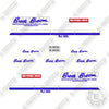 Image of Broce Broom RJ300 Decal Kit  Sweeper - Aftermarket Kit