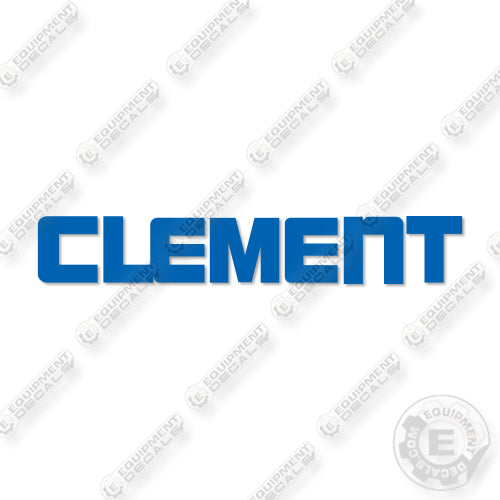 Clement Logo 27 Inch Decal Kit Trailer- Aftermarket Kit