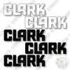 Image of Clark C500 355 LPG Decal Kit Forklift - Aftermarket Kit