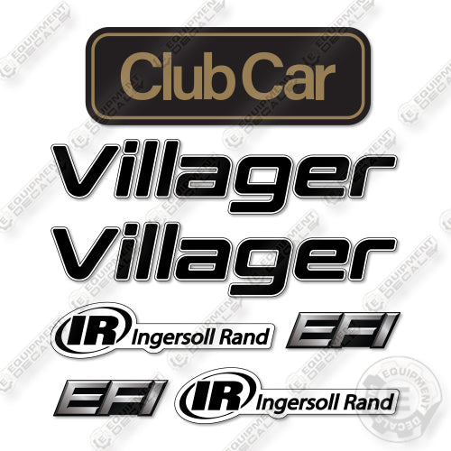 Club Car Villager Decal Kit Shuttle - Aftermarket Kit