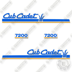 Cub Cadet 7200 Decal Kit Tractor - Aftermarket Kit