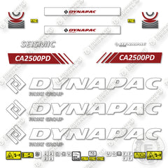 Dynapac CA2500 PD Decal Kit Compactor - Aftermarket Kit