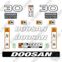 Doosan G30N-7 Decal Kit Forklift- Aftermarket Kit