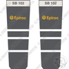 Image of Fits Epiroc SB102 Decal Kit Hammer