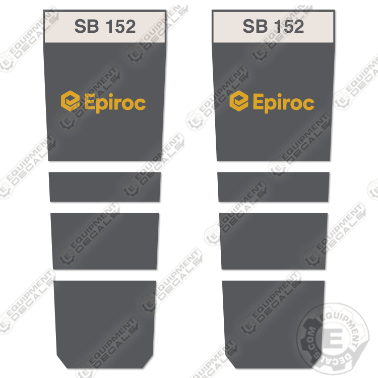 Fits Epiroc SB152 Decal Kit Hammer
