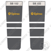 Image of Fits Epiroc SB152 Decal Kit Hammer