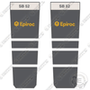 Image of Fits Epiroc SB52 Decal Kit Hammer