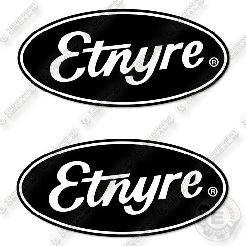 Etnyre Logos 8 inch Decal Kit Trailer - Aftermarket Kit