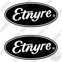 Etnyre Logos 8 inch Decal Kit Trailer - Aftermarket Kit