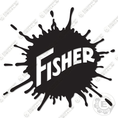 Fisher Snow Plow Logo 14 Inches Decal Kit Snow Plow - Aftermarket Kit