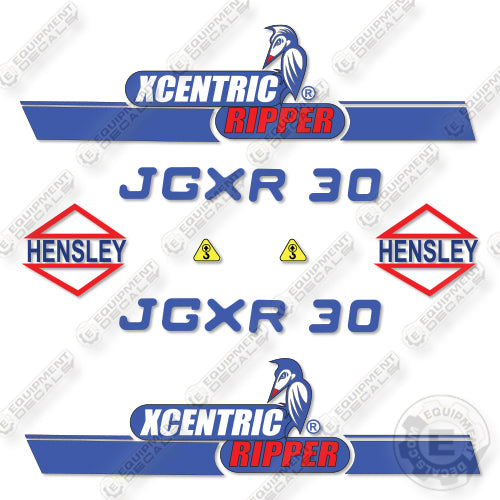 Hensley JGXR30 Decal Kit General Purpose Bucket - Aftermarket Kit