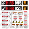 Image of Hiab 055 Decal Kit Crane - Aftermarket Kit
