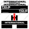 Image of International TD-8E Decal Kit Crawler Bulldozer - Aftermarket Kit