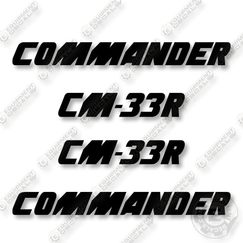 JLG CM-33R Decal Kit Scissor Lift Aftermarket Kit