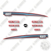 Image of KIOTI RX7320 Decal Kit Compact Utility Tractor - Aftermarket Kit