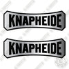 Image of Knapheide Logo 5 Inch Decal Kit Utility Truck - Aftermarket Kit