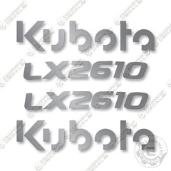 Kubota LX2610 Decal Kit Compact Utility Tractor  -Aftermarket Kit