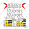 Image of Kubota KX080-5 Decal Kit Excavator -Aftermarket Kit