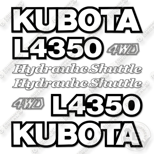 Kubota L4350 Decal Kit Compact Tractor- Aftermarket Kit