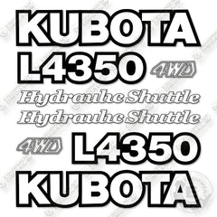 Kubota L4350 Decal Kit Compact Tractor- Aftermarket Kit