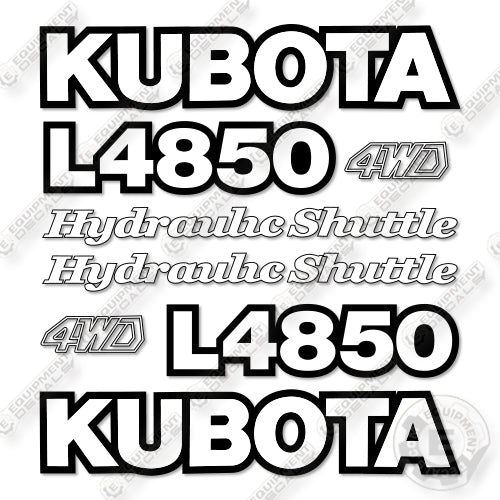 Kubota L4850 Decal Kit Compact Tractor- Aftermarket Kit