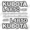 Image of Kubota L4850 Decal Kit Compact Tractor- Aftermarket Kit
