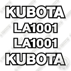 Kubota LA1001 Decal Kit Front End Loader  - Aftermarket Kit