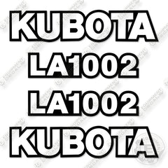 Kubota LA1002 Decal Kit Front End Loader  - Aftermarket Kit