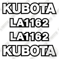 Kubota LA1162 Decal Kit Front End Loader  - Aftermarket Kit