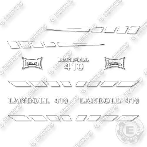 Landoll 410 Decal Kit Trailer - Aftermarket Kit
