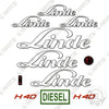 Image of Linde H40 Decal Kit Forklift - Aftermarket Kit