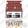Image of Fits Link-Belt 238 HSL HYLAB Decal Kit Crane