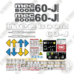 MEC 60-J Decal Kit Telescopic Diesel - Aftermarket Kit
