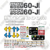 Image of MEC 60-J Decal Kit Telescopic Diesel - Aftermarket Kit