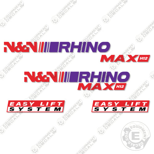 N&N Rhino Max Decal Kit Trailer - Aftermarket Kit