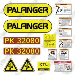 Palfinger PK32080 Decal Kit Crane- Aftermarket Kit