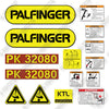 Image of Palfinger PK32080 Decal Kit Crane- Aftermarket Kit