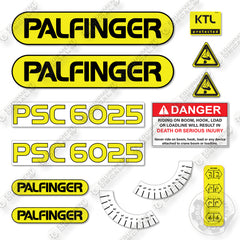 Palfinger SC6025 Decal Kit Crane- Aftermarket Kit