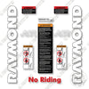 Image of Raymond Forward Facing Reach 730-DR32TT--7300-DR32TT Decal Kit Forklift - Aftermarket Kit
